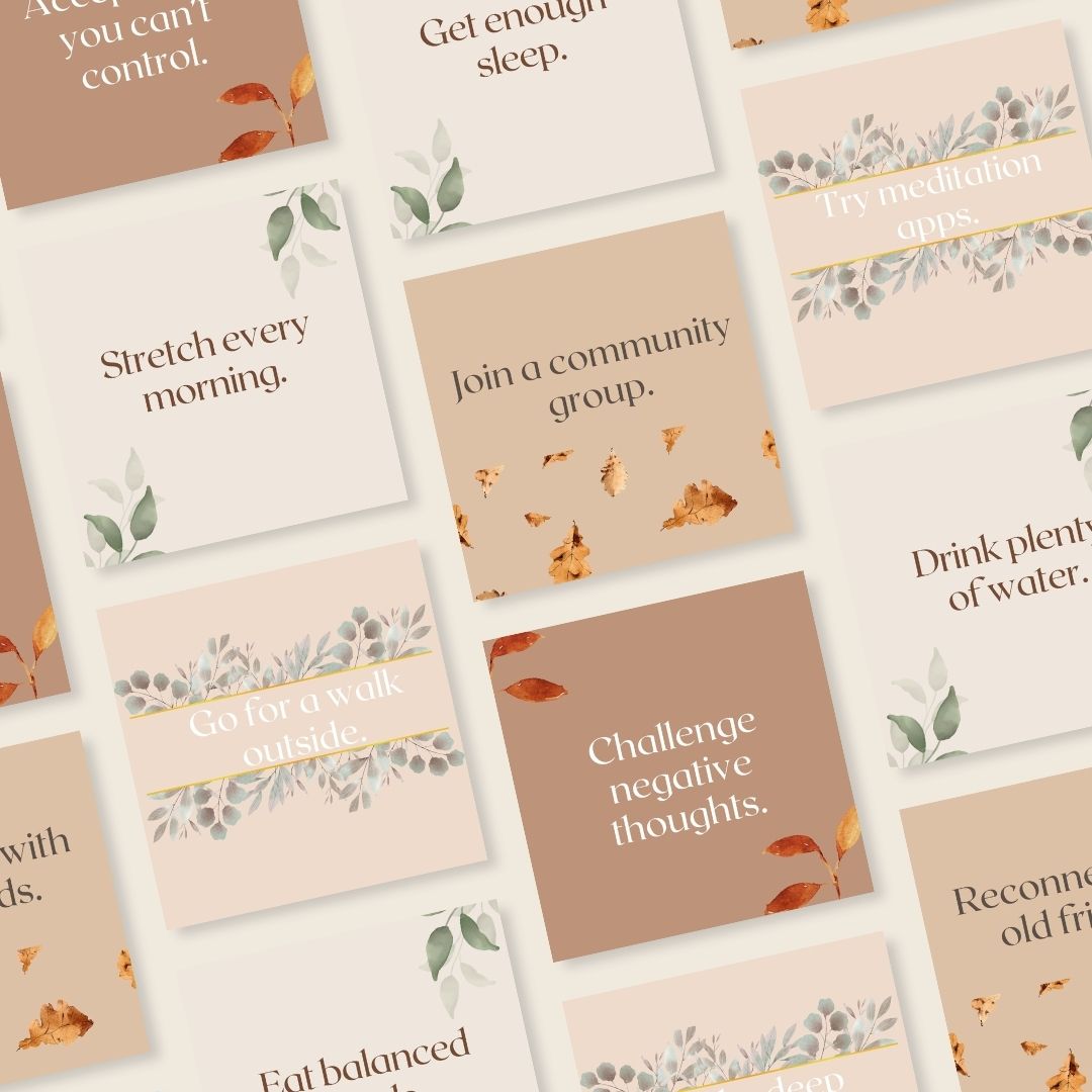 80 Mental Health Canva Templates