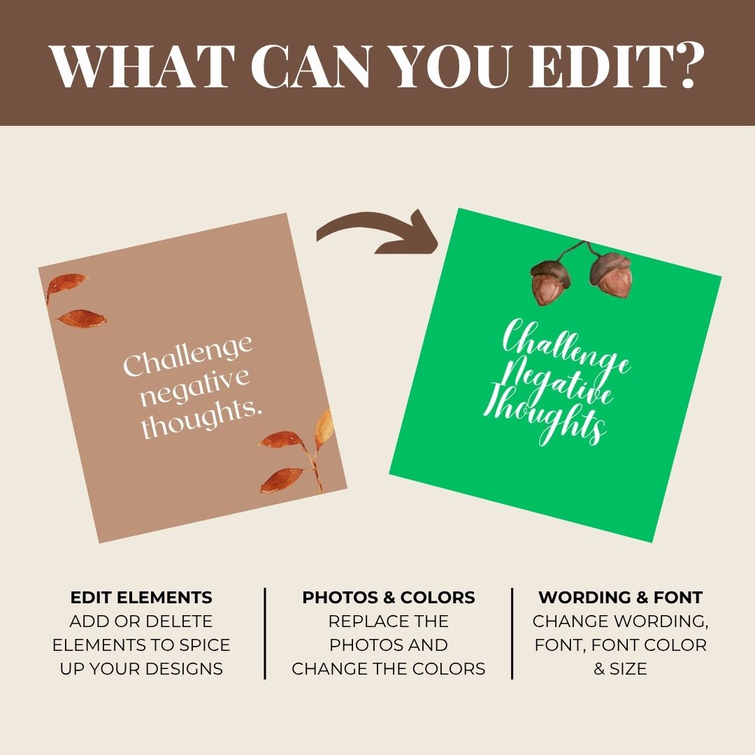 80 Mental Health Canva Templates