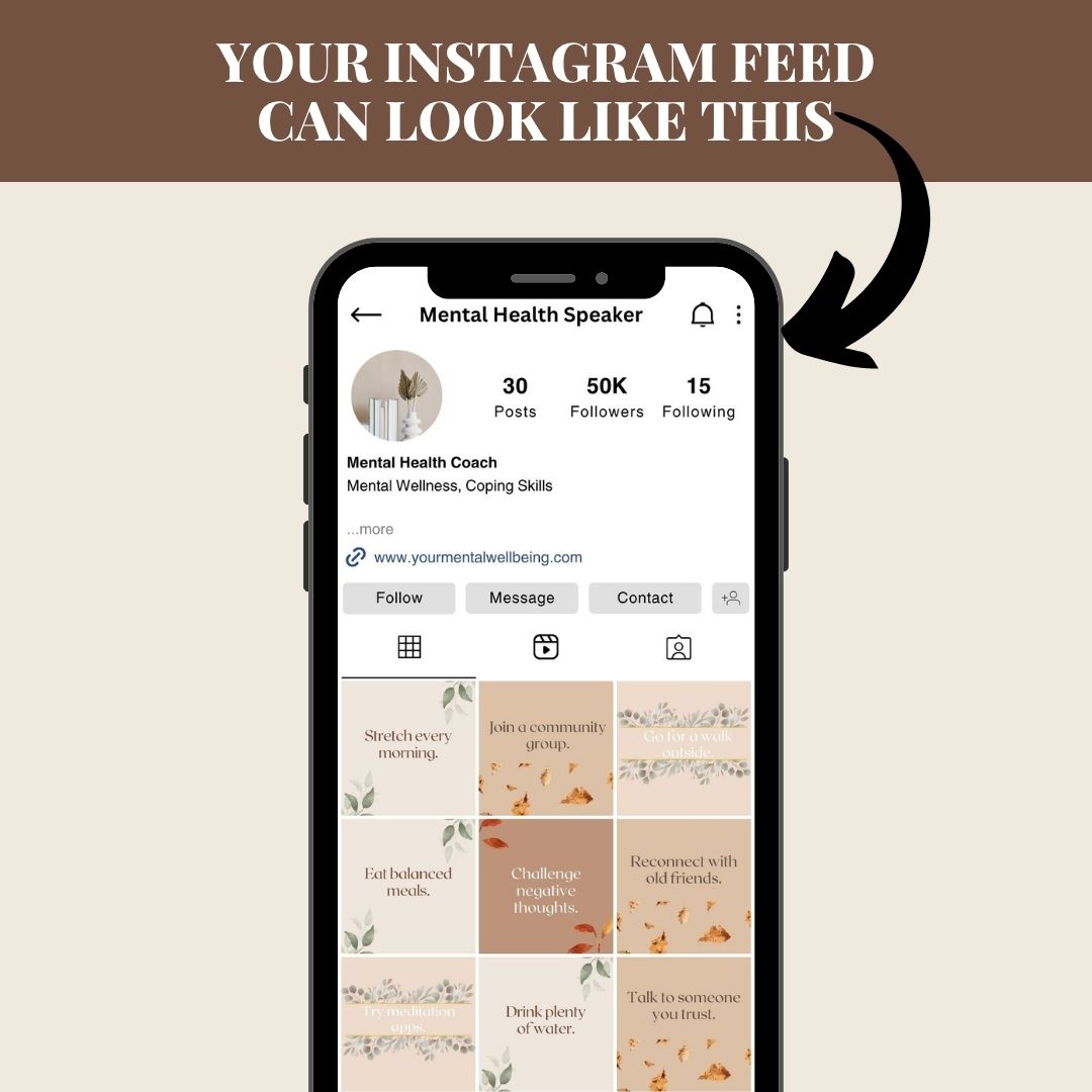 80 Mental Health Canva Templates