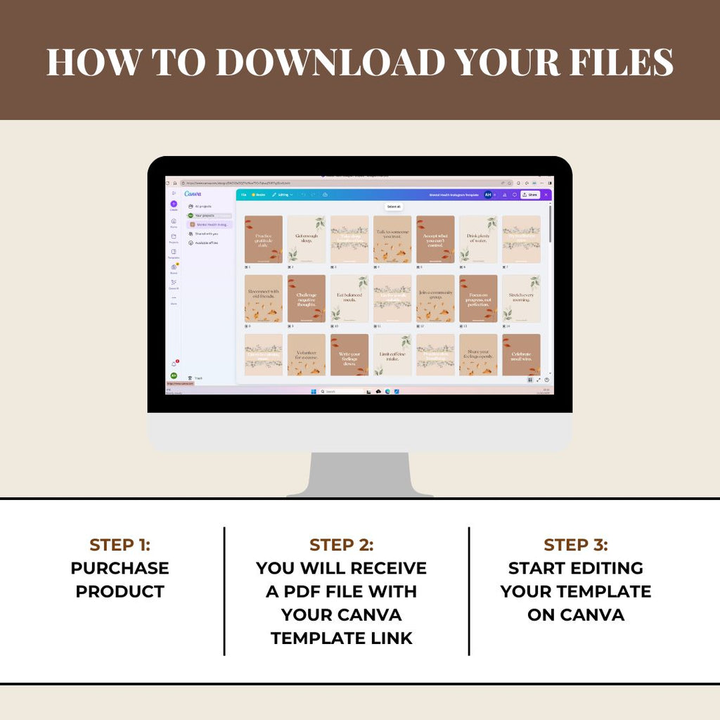 80 Mental Health Canva Templates